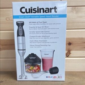 Cuisinart Smart Stick Variable Speed Hand Blender - Silver/Black